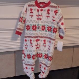 Baby Gear Christmas Snowman Onesie O-3 Months